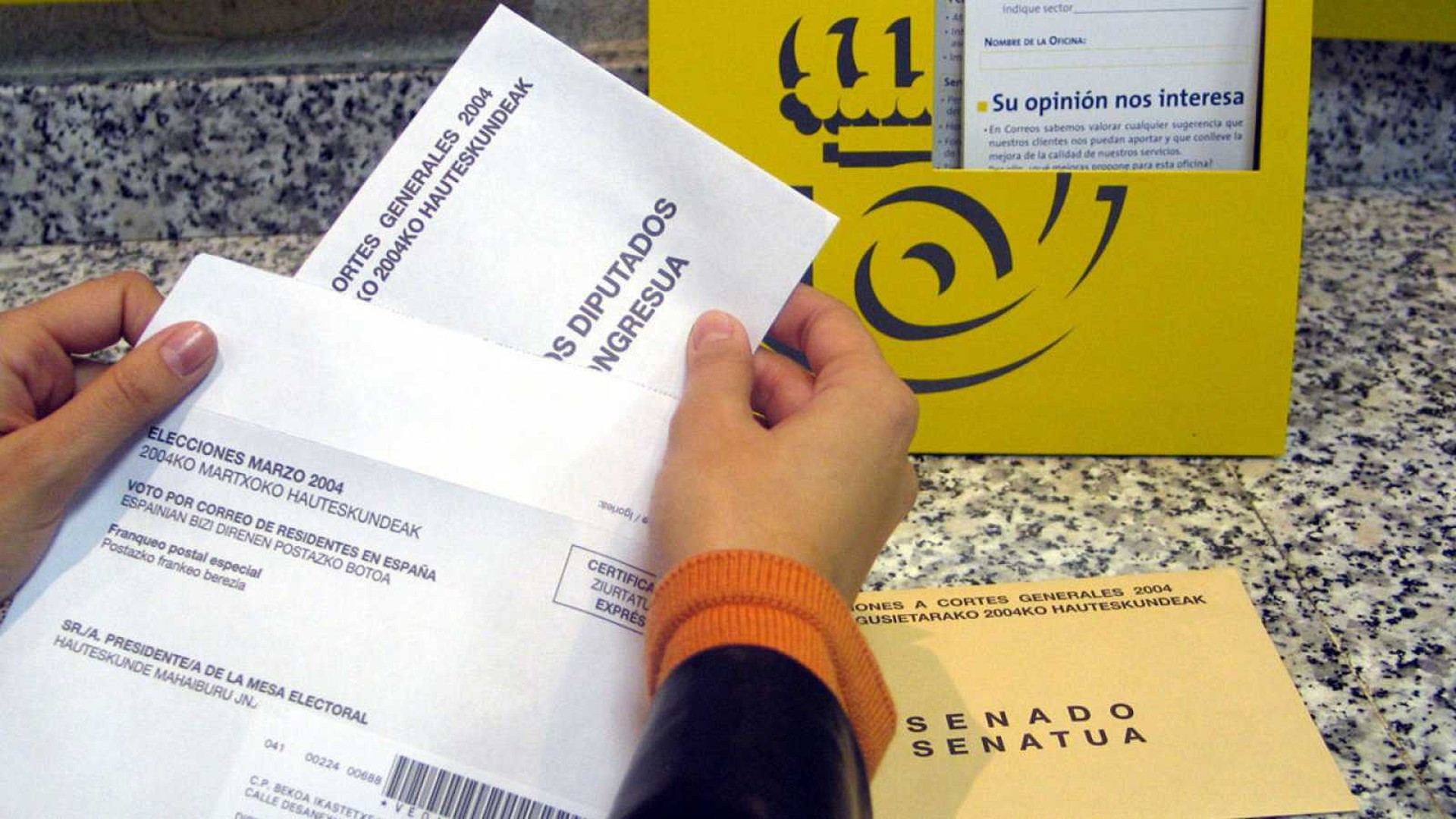 Espainiako Gorteetarako hauteskundeetarako posta bidezko botoa eskatzeko epea ireki da