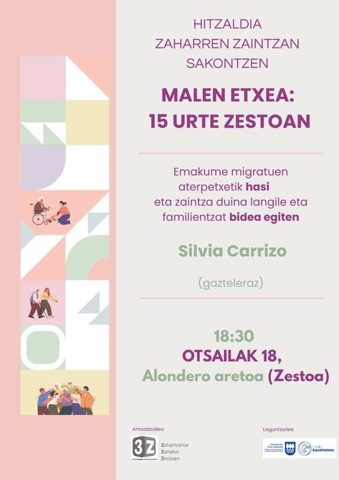 Hitzaldia: 'Malen Etxea: 15 urte Zestoan'