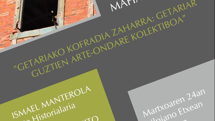 Ismael Manterola Getarian izango da bertako Kofradia Zaharrari buruz hitz egiteko