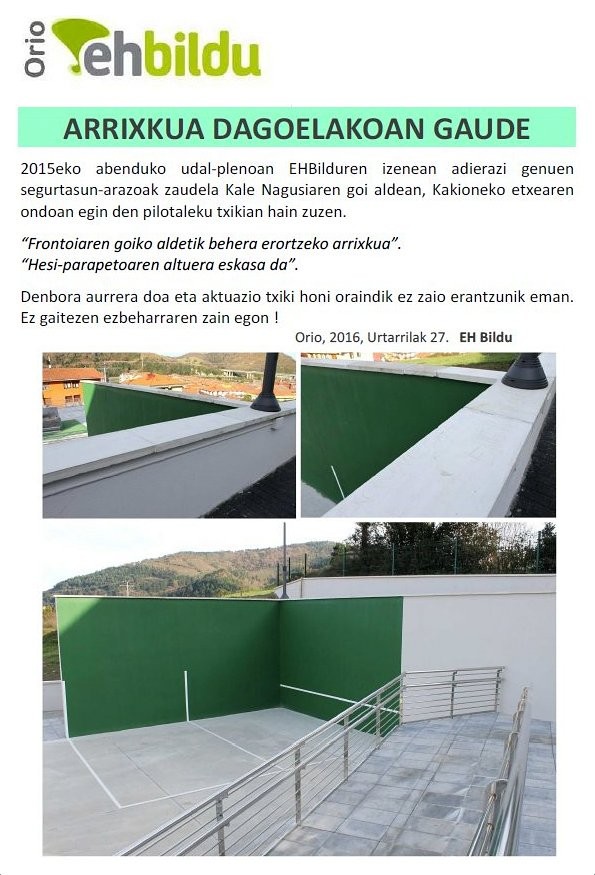 ARRIXKUA DAGOELAKOAN GAUDE. 2015eko abenduko udal-