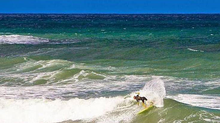 Imanol Yeregi bikain Lacanau-n