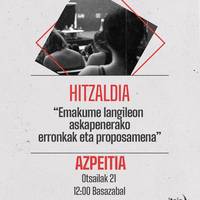 Hitzaldia: 'Emakume langileon askapenerako erronkak eta proposamena'