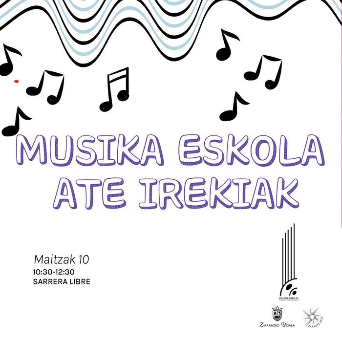 Jardunaldia: Imanol Urbieta Udal Musika Eskolako ate irekiak