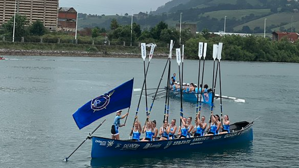 ETE ligako aurreneko bandera Zarautzentzat izan da
