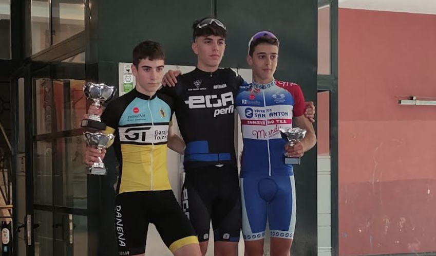 Danel Beristain podiumean Zestoan