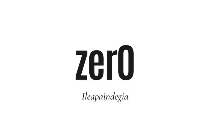 zerO ile apaindegia logotipoa