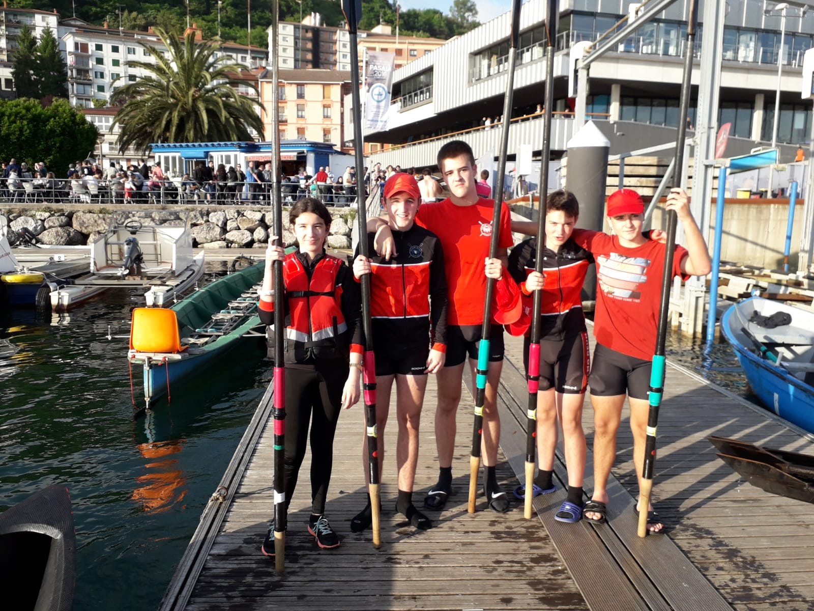 Zumaia Pasaiako Itsas Festibaleko batel estropadetan