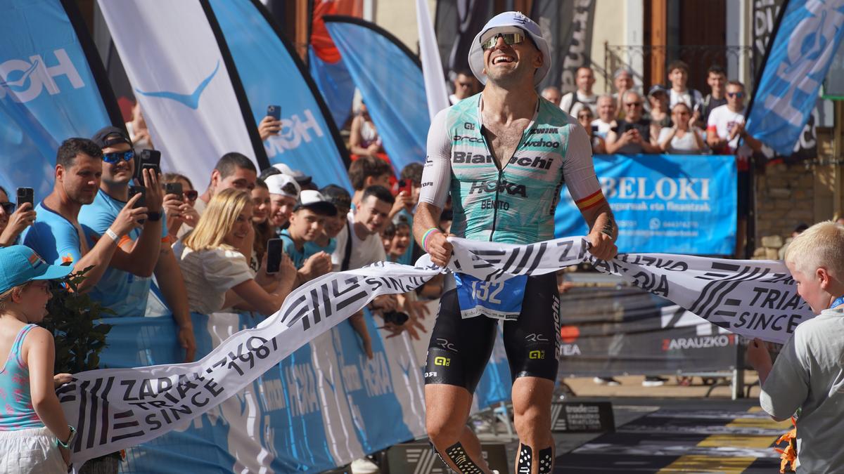 Antonio Benito eta Alanis Siffert, 38. Zarauzko Triatloiaren irabazleak