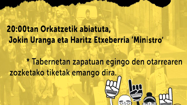 Bertso poteoa egingo dute gaur, Salatzen Dut Hilabetearen barruan