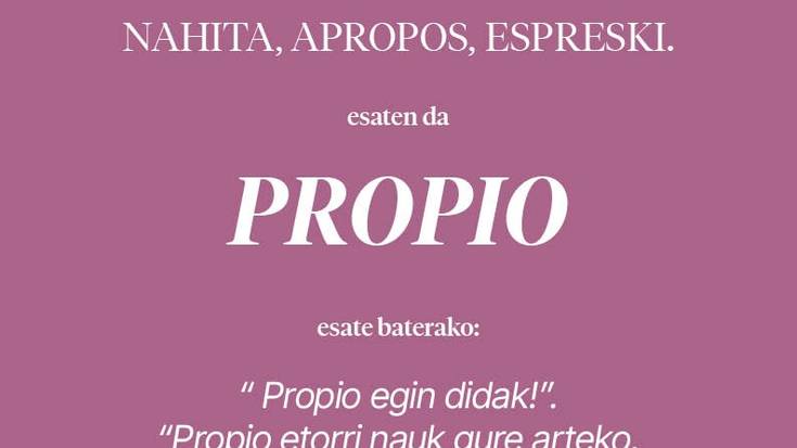 Propio