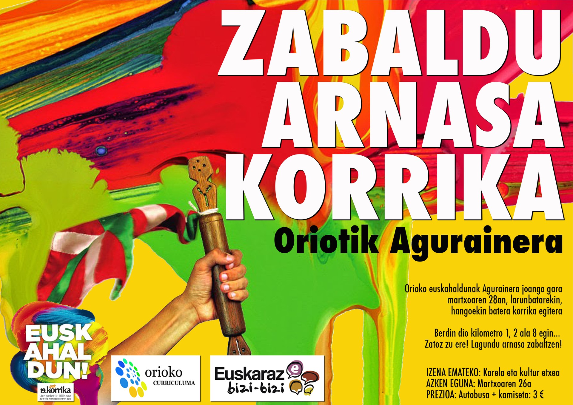 Agurainera goaz korrika egitera!