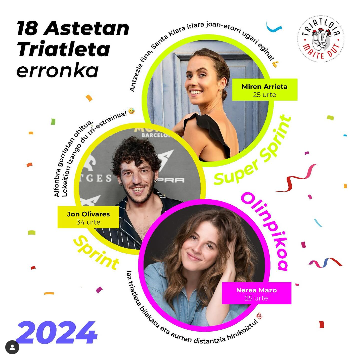Triatloi bat egitea gustatuko litzaizuke?