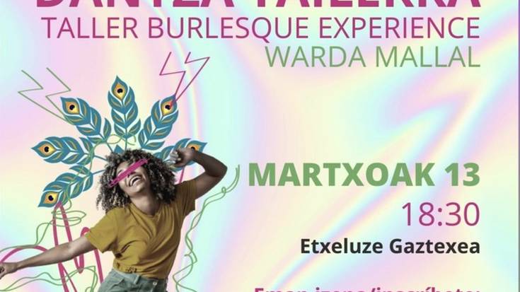 Burlesque tailerra Gaztetxean