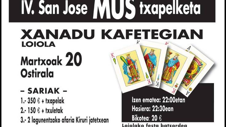 IV. San Jose Mus Txapelketa