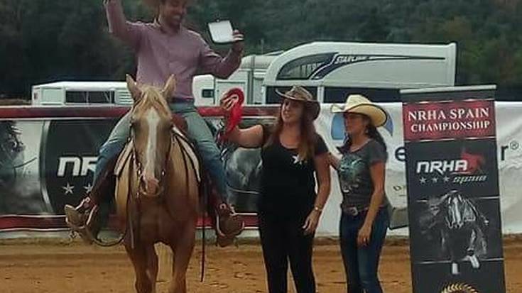 Unai Segurola zaldi hezitzaileak NRHA Spain Championship txapelketa irabazi du