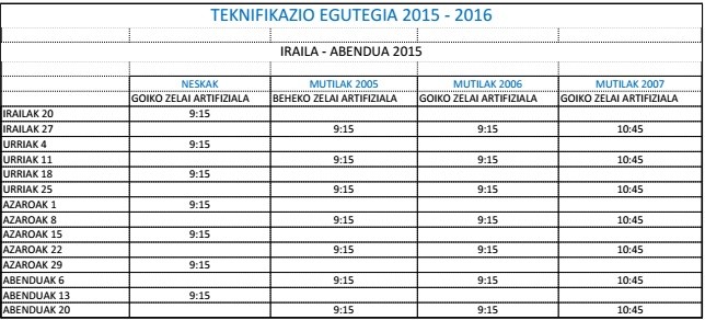 Igandean hasiko da martxan Teknifikazio Eskola guztia