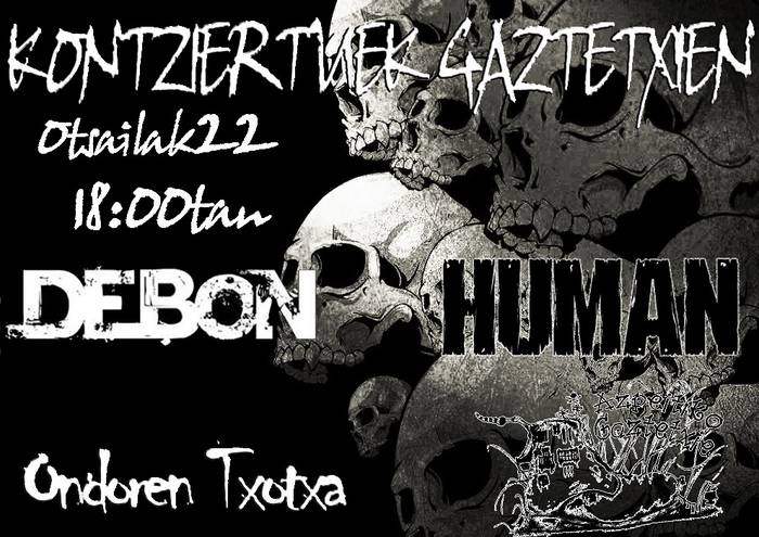 Kontzertuak: Human eta Debon