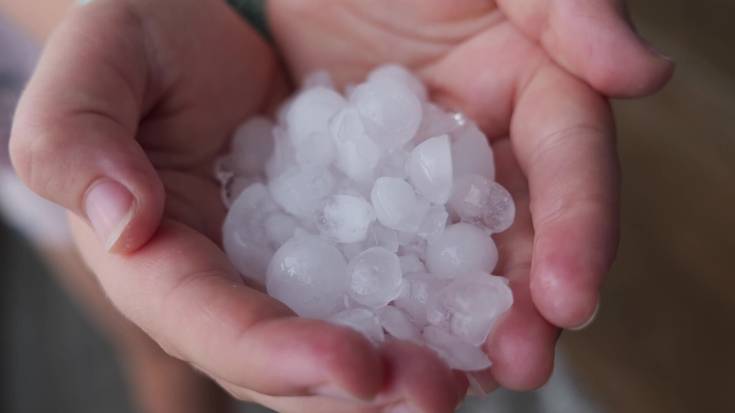Bazterrak zuritu ditu arratsaldeko ekaitzak