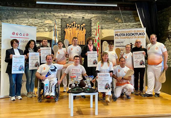 Josu Eskisabelek Euskal Pilota Egokituko XV. Gipuzkoako Txapelketako finala jokatuko du bihar