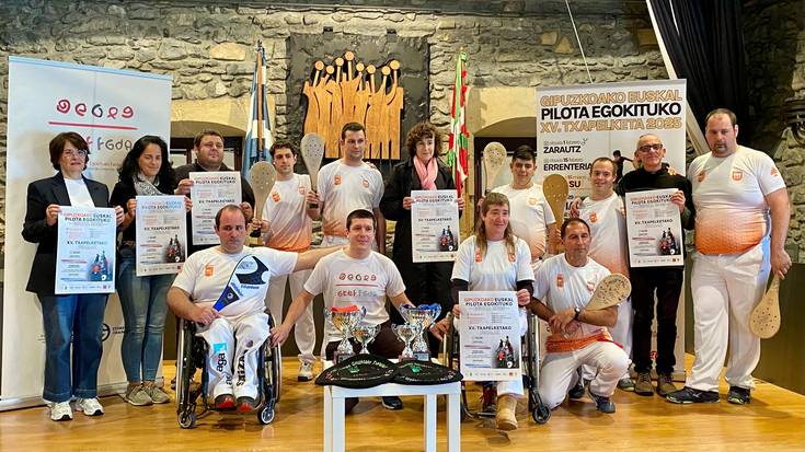 Josu Eskisabelek Euskal Pilota Egokituko XV. Gipuzkoako Txapelketako finala jokatuko du bihar