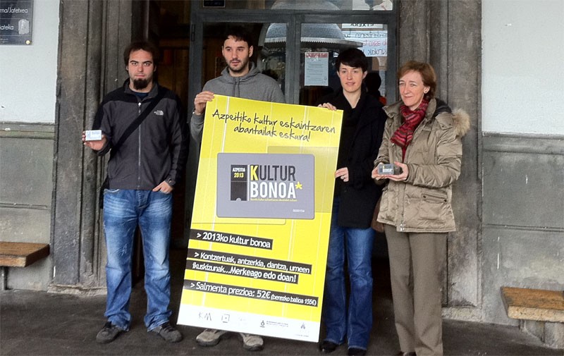 Martxan da Azpeitiko kultur bonoa