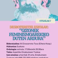 Desboteretze eskola: Gizonek feminismoarekiko duten ardura