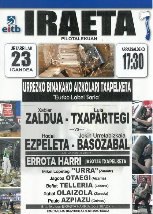 Iraetan aurten ere Santa Ines festarik ez dute ospatuko, baina kirol ekitaldiak egingo dituzte