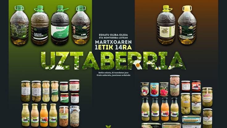 Errigorako olioa eta kontserbak eskatzeko aukera izango da hurrengo astetik aurrera