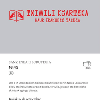 Irakurketa taldea: 'Jarraitu inurriari', Nerea Loiolaren eskutik