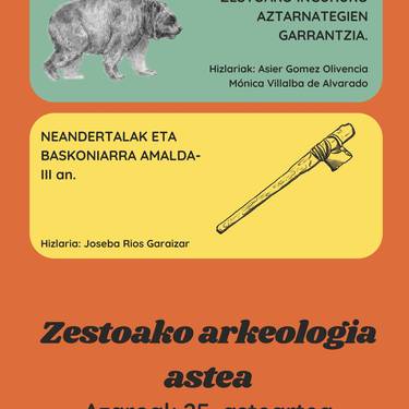 Arkeologia Asteko hitzaldia