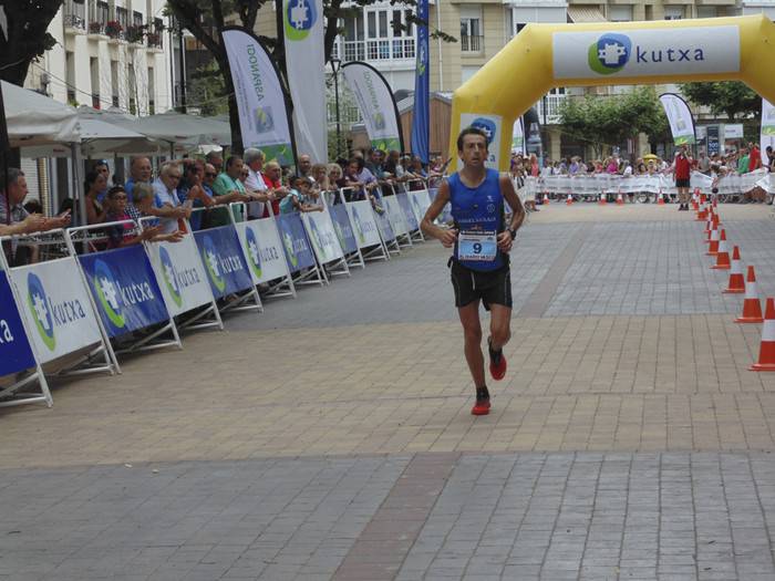 Bosgarren, Imanol Larrañaga Zumaiako Flysch Trail lasterketan