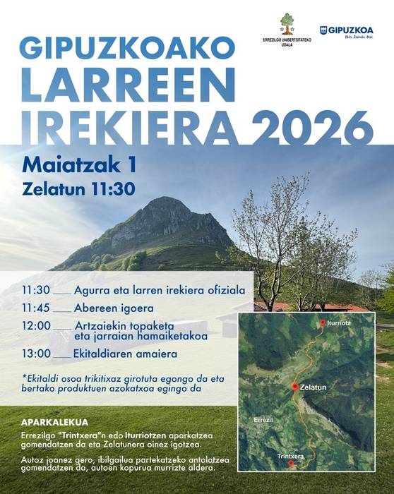 Gipuzkoako larren irekiera