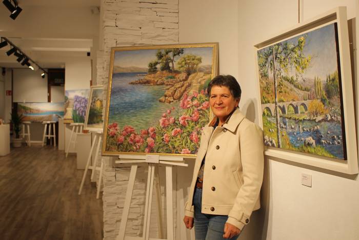 Txelo Arango margolariak 50 lan baino gehiago jarri ditu ikusgai Portaleburun