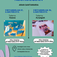 Familia tailerrak Alondegian Aran Santamariarekin: 'Itsasoa'