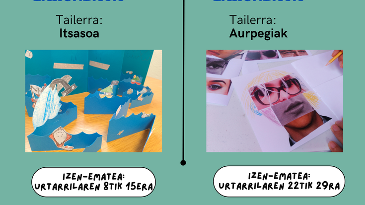 Familia tailerrak Alondegian Aran Santamariarekin: 'Itsasoa'