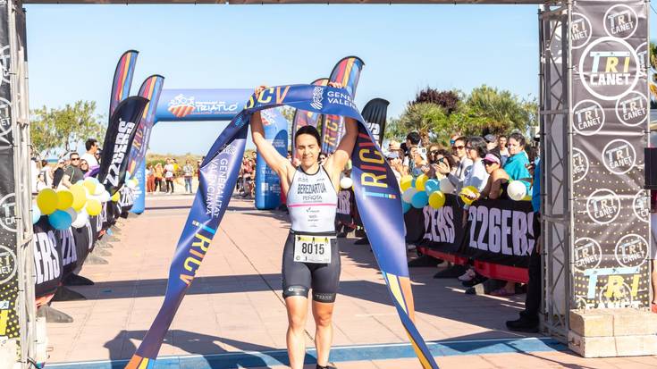 Canet d'en Berenguerreko triatloia irabazi du Eider Bereziartuak