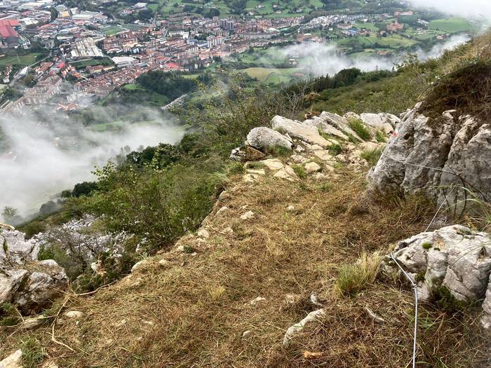 Jarri du udalak alanbrezko heldulekua Xoxotera bidean