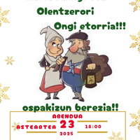 Olentzeroren eta Mari Domingiren etorrera