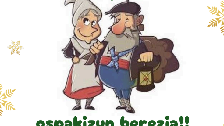 Olentzeroren eta Mari Domingiren etorrera