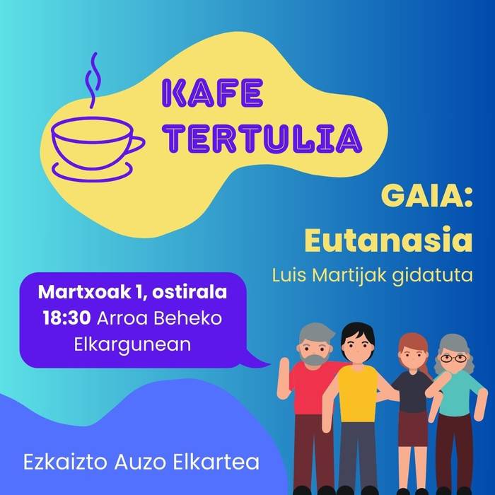 Kafe tertulia Arroabean: eutanasia