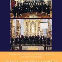 Kontzertua: Legazpiko Santikutz eta Iraurgi abesbatzen emanaldia