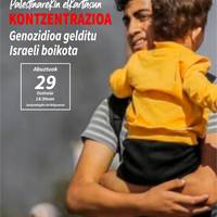 Elkarretaratzea: 'Genozidioa gelditu, Israeli boikota'