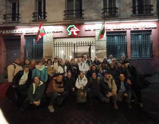 Parisen izan dira San Pedro abesbatzako kideak