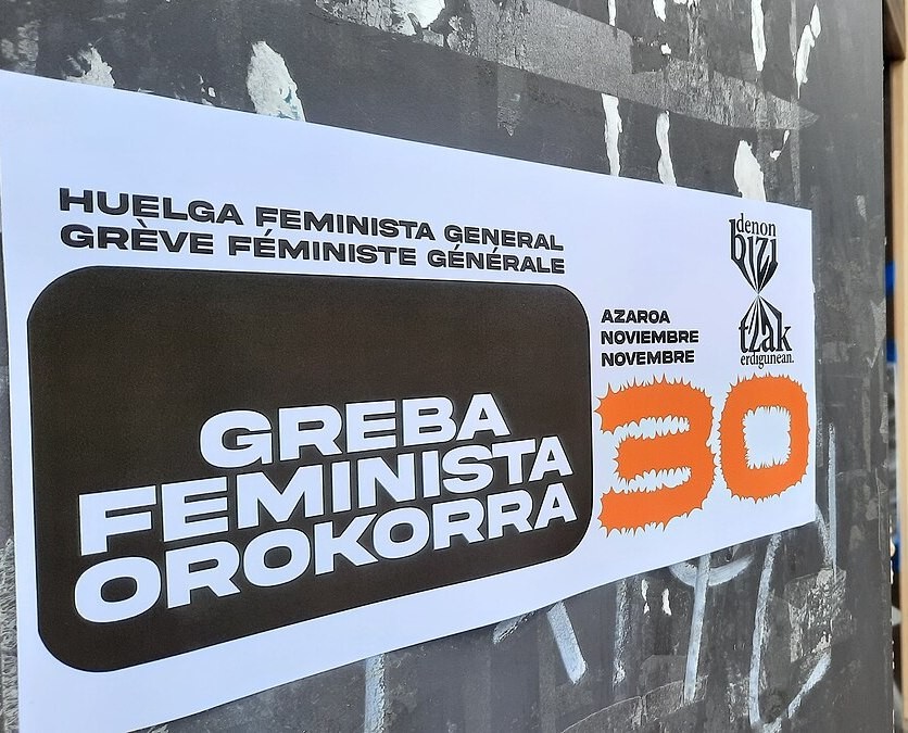 Bihar itxita egongo dira Orioko udal-zerbitzuak, mugimendu feministak deitutako greba orokorra dela-eta