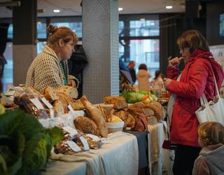 Askotariko produktuak, sukaldaritza tailerra eta jan-edana, Topaketa Ekologikoan