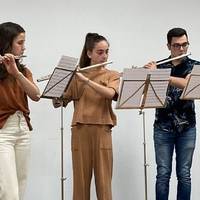 Bizkargi eskolako ikasleen flauta entzunaldia