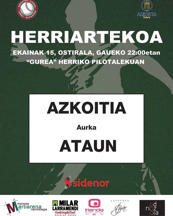 Eskuzko Herriartekoa: Azkoitia-Ataun