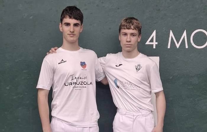 Eneko Bidezabal Baztango esku pilota txapelketako finalera iritsi da