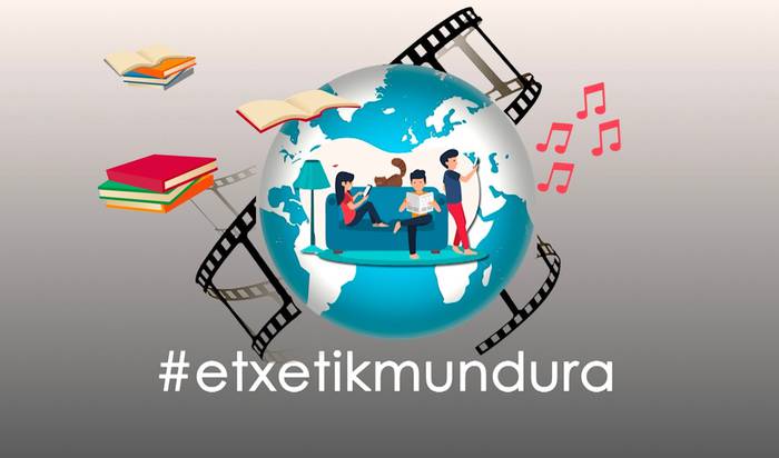 Eskualdeko sortzaileen emanaldiak egunero, #EtxetikMundura egitasmoaren bitartez