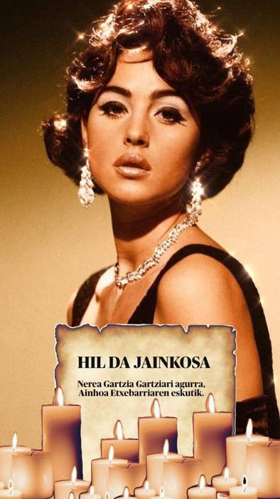 Bakarrizketa: 'Hil da jainkosa'